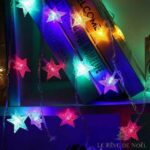 Ghirlandă luminoasă - stele de Crăciun